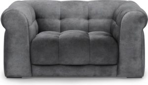 Cobble Hill Love Seat Vel FrostGr