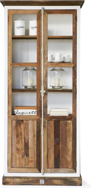 Driftwood Glass Cabinet