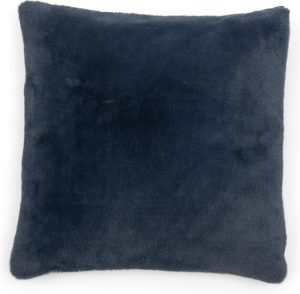 Faux Fur Pillow Cover petrol 50x50