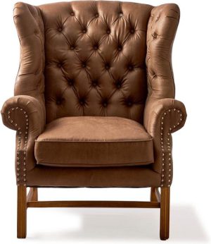 Franklin Park Wing Chair Pel Coffee