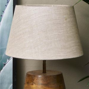 Linen Lampshade natural 28x38