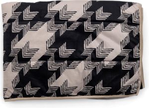 Minimal Pied-de-Poule Throw 180x130