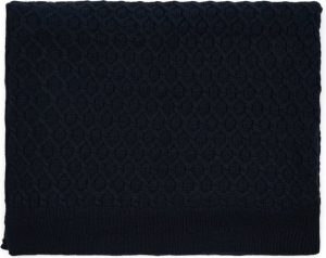 RM Knitted Cable Throw 180x130 blue