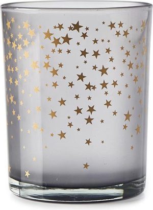 Riviera Maison - A Starry Night Votive - M - gold - Waxinelichtjeshouder