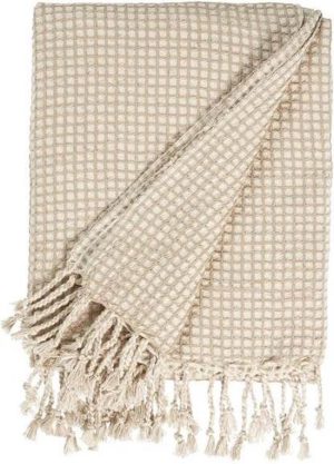 Riviera Maison Finley - Plaid - 130x170 cm - Sand