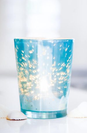 Riviera Maison - Happy Hamptons Votive (M) turquoise - Votive - Turquoise