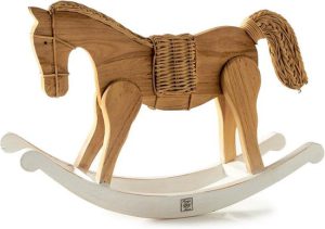 Riviera Maison Rustic Rattan Rocky Horse - 13x33 Cm - Bruin