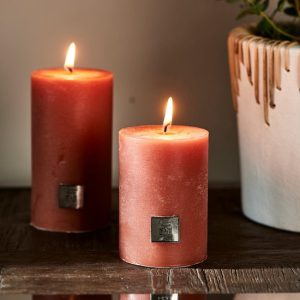 Riviera Maison - Stompkaars - Rustic candle apricot 7 x 10