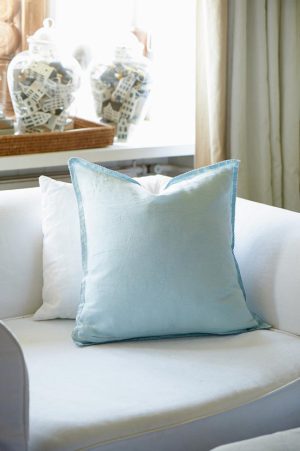 Riviera Maison - Wish It... Pill Cov blue 50x50 - Kussenhoes - Blauw