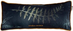 Rivièra Maison Viride Sierkussen - 30x70 cm - Zwart