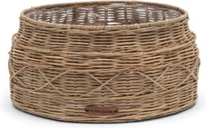 Rustic Rattan Classic Planter Round