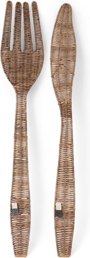 Rustic Rattan Cutlery