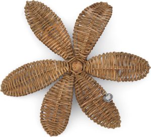 Rustic Rattan Decoration Flower M