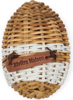 Rustic Rattan Easter Egg Stripe