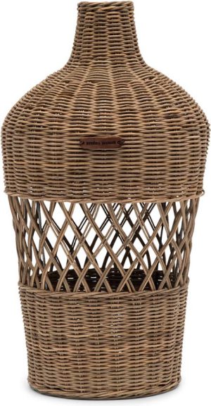 Rustic Rattan Water Bottle L