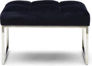 Thompson Footstool Vel III Indigo