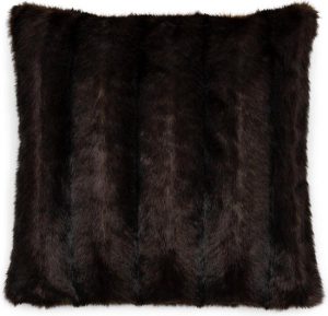 Vintage Faux Fur Pillow Cover 50x50